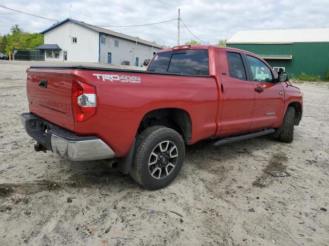 5TFUY5F13EX323805 - 2014 TOYOTA TUNDRA DOUBLE CAB SR/SR5 RED photo 3