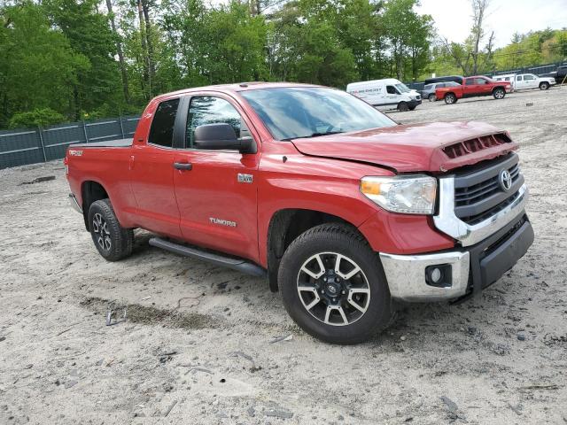 5TFUY5F13EX323805 - 2014 TOYOTA TUNDRA DOUBLE CAB SR/SR5 RED photo 4