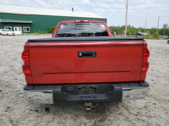 5TFUY5F13EX323805 - 2014 TOYOTA TUNDRA DOUBLE CAB SR/SR5 RED photo 6