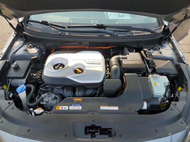 KMHE34L19HA060417 - 2017 HYUNDAI SONATA HYBRID GRAY photo 11