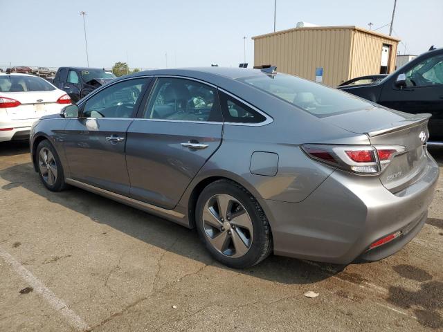 KMHE34L19HA060417 - 2017 HYUNDAI SONATA HYBRID GRAY photo 2