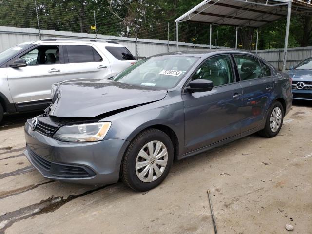 3VW1K7AJ9EM435616 - 2014 VOLKSWAGEN JETTA BASE 灰色 照片 1