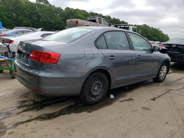 3VW1K7AJ9EM435616 - 2014 VOLKSWAGEN JETTA BASE 灰色 照片 3
