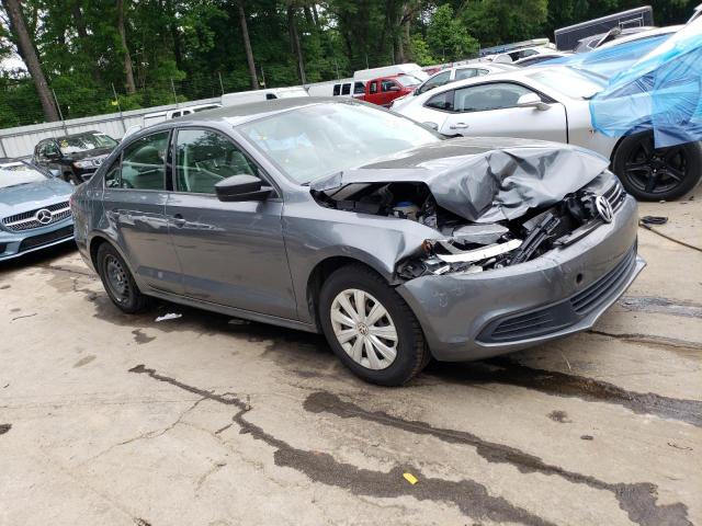 3VW1K7AJ9EM435616 - 2014 VOLKSWAGEN JETTA BASE 灰色 照片 4