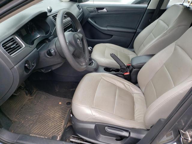 3VW1K7AJ9EM435616 - 2014 VOLKSWAGEN JETTA BASE 灰色 照片 7