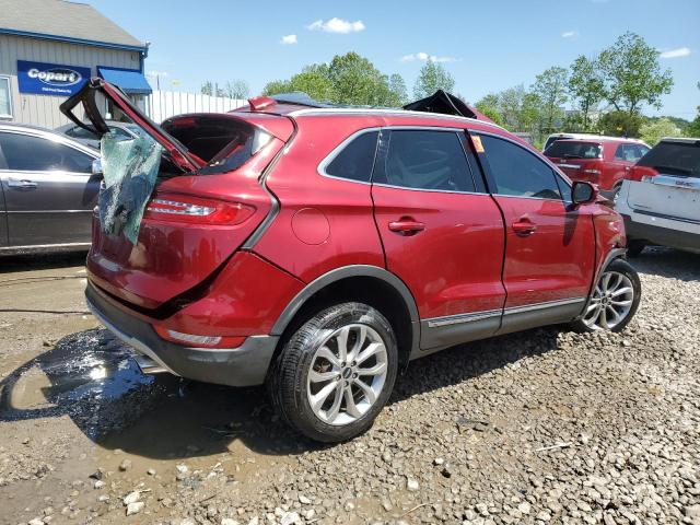 5LMCJ2C95KUL42774 - 2019 LINCOLN MKC SELECT Բորդո լուսանկար 3