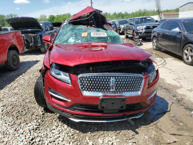 5LMCJ2C95KUL42774 - 2019 LINCOLN MKC SELECT Բորդո լուսանկար 5