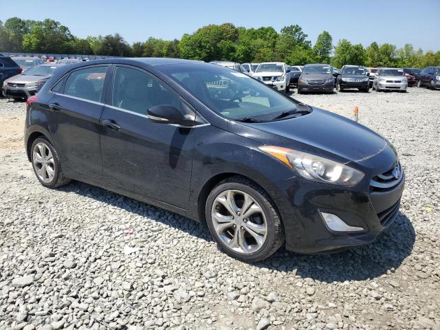 KMHD35LE6DU054667 - 2013 HYUNDAI ELANTRA GT BLACK photo 4