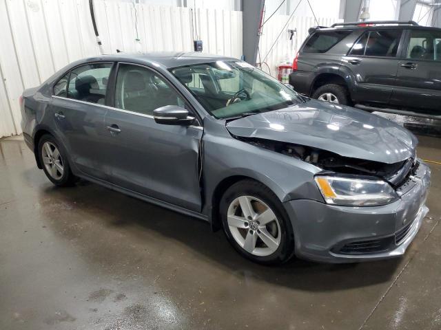 3VW3L7AJ9EM298134 - 2014 VOLKSWAGEN JETTA TDI GRAY photo 4