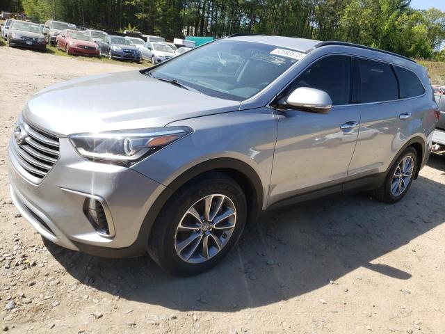 KM8SN4HF9JU267301 - 2018 HYUNDAI SANTA FE SE SILVER photo 1