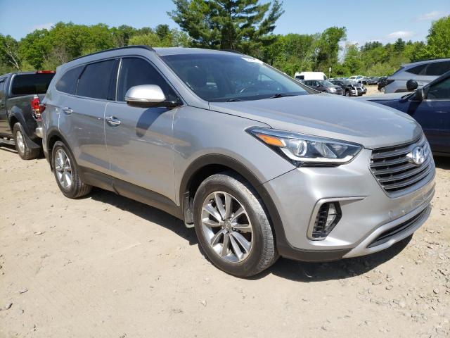 KM8SN4HF9JU267301 - 2018 HYUNDAI SANTA FE SE SILVER photo 4