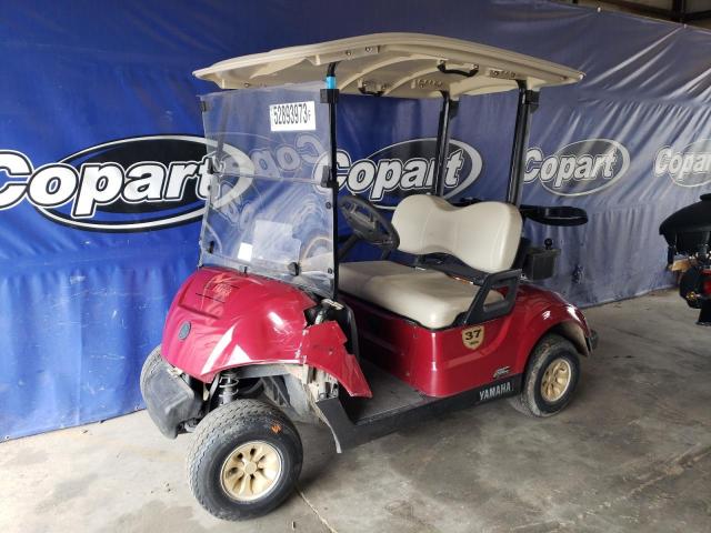 J0S001802 - 2021 YAMAHA GOLF CART BURGUNDY photo 2