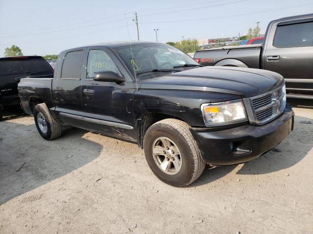 1D7HW58N28S633149 - 2008 DODGE DAKOTA QUAD LARAMIE BLACK photo 4