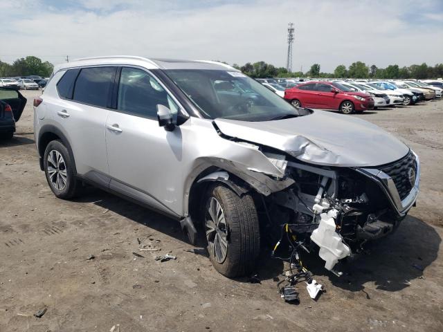 5N1AT3BB9MC849331 - 2021 NISSAN ROGUE SV SILVER photo 4