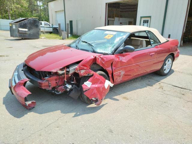 3C3EL55H0TT289143 - 1996 CHRYSLER SEBRING JXI RED photo 1