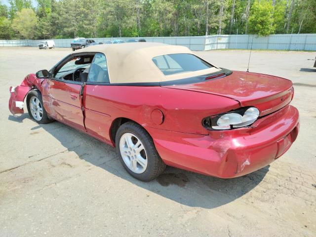 3C3EL55H0TT289143 - 1996 CHRYSLER SEBRING JXI RED photo 2