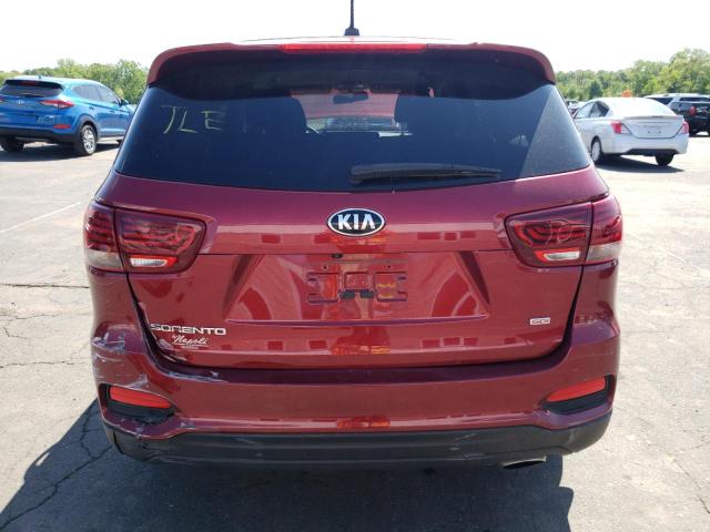 5XYPGDA30KG464588 - 2019 KIA SORENTO L RED photo 6