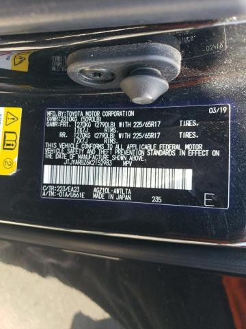 JTJYARBZ6K2152983 - 2019 LEXUS NX 300 BASE Qara foto 12