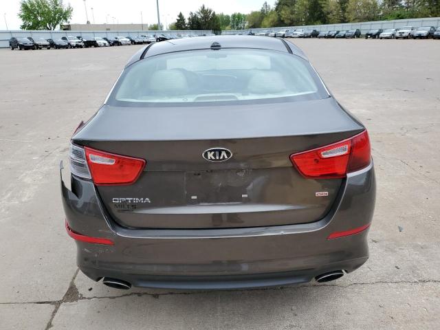 5XXGM4A74FG370560 - 2015 KIA OPTIMA LX GRAY photo 6