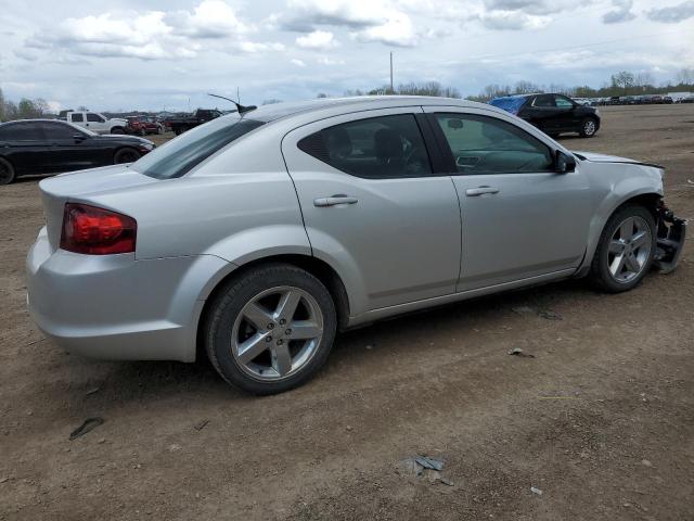 1C3CDZAB1CN151110 - 2012 DODGE AVENGER SE SILVER photo 3