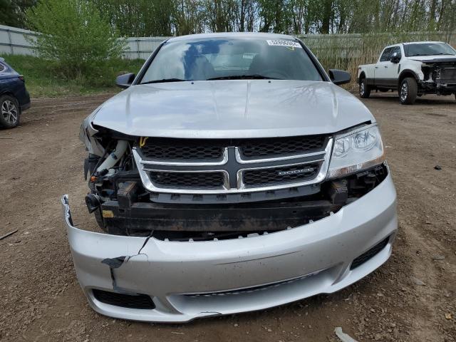 1C3CDZAB1CN151110 - 2012 DODGE AVENGER SE SILVER photo 5