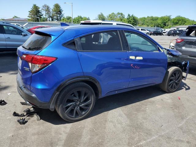 3CZRU6H1XMM733181 - 2021 HONDA HR-V SPORT BLUE photo 3