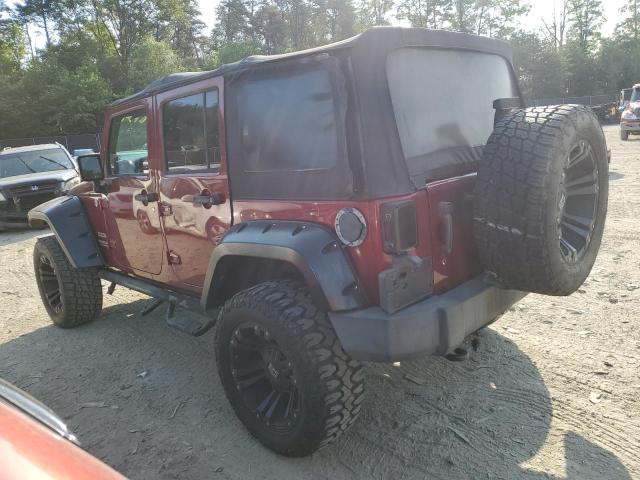 1J4BA3H17BL537870 - 2011 JEEP WRANGLER U SPORT RED photo 2