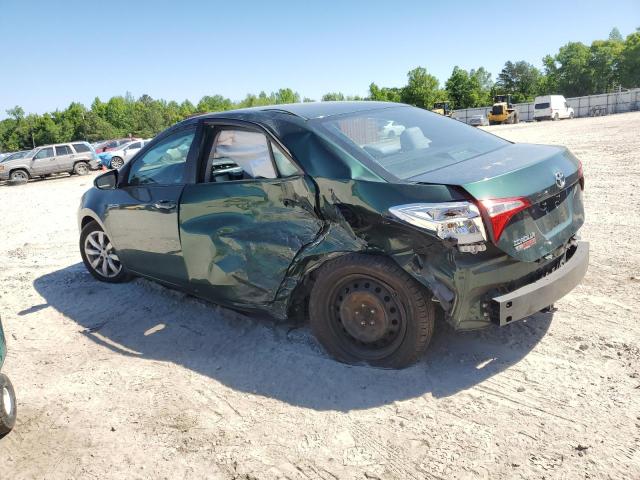 2T1BURHE9GC545650 - 2016 TOYOTA COROLLA L GREEN photo 2