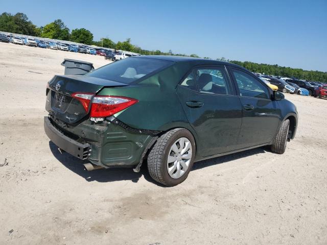 2T1BURHE9GC545650 - 2016 TOYOTA COROLLA L GREEN photo 3
