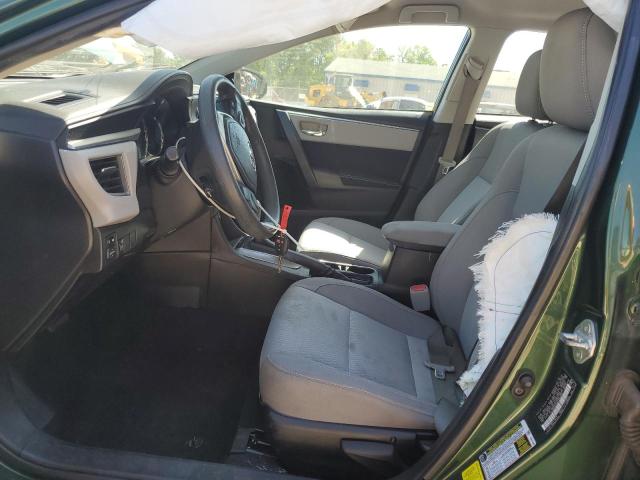 2T1BURHE9GC545650 - 2016 TOYOTA COROLLA L GREEN photo 7
