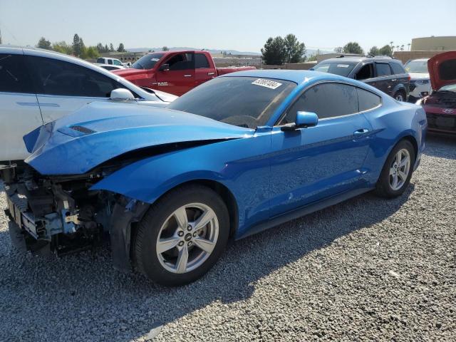 1FA6P8TH2M5113632 - 2021 FORD MUSTANG BLUE photo 1