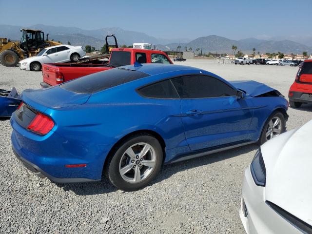 1FA6P8TH2M5113632 - 2021 FORD MUSTANG BLUE photo 3