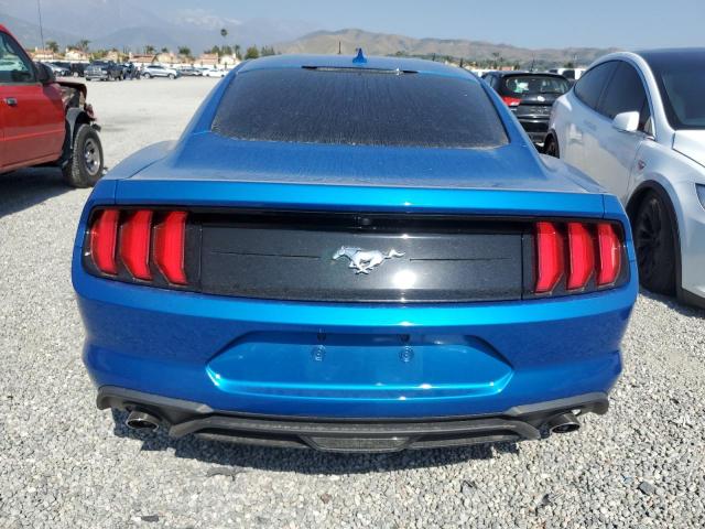 1FA6P8TH2M5113632 - 2021 FORD MUSTANG BLUE photo 6