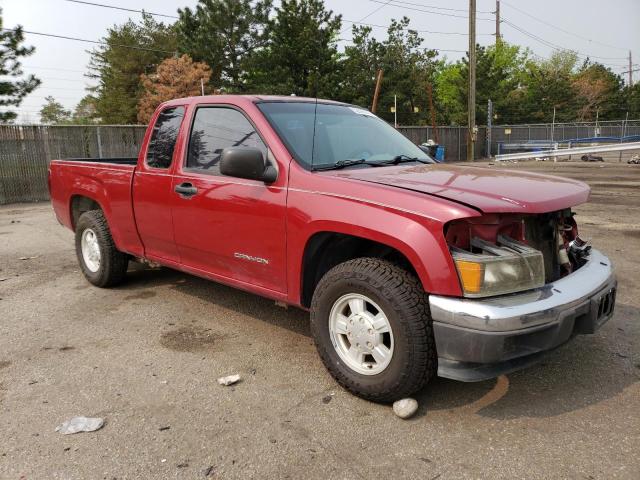 1GTCS198248151385 - 2004 GMC CANYON RED photo 4