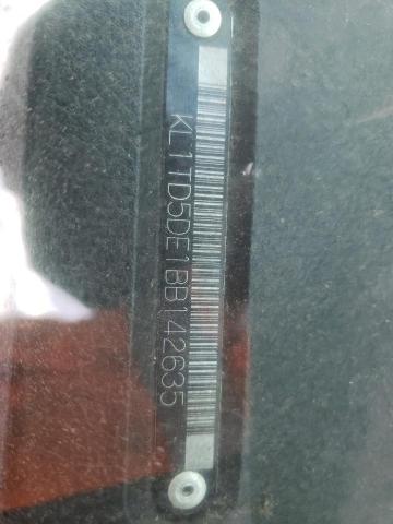 KL1TD5DE1BB142635 - 2011 CHEVROLET AVEO LS SILVER photo 12