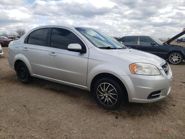 KL1TD5DE1BB142635 - 2011 CHEVROLET AVEO LS SILVER photo 4