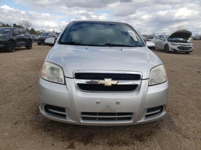 KL1TD5DE1BB142635 - 2011 CHEVROLET AVEO LS SILVER photo 5