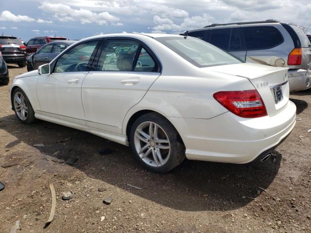 WDDGF8ABXER318146 - 2014 MERCEDES-BENZ C 300 4MATIC WHITE photo 2