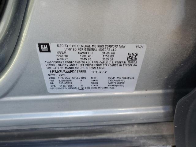 LRBAZLR44PD012655 - 2023 BUICK ENVISION PREFERRED GRAY photo 13