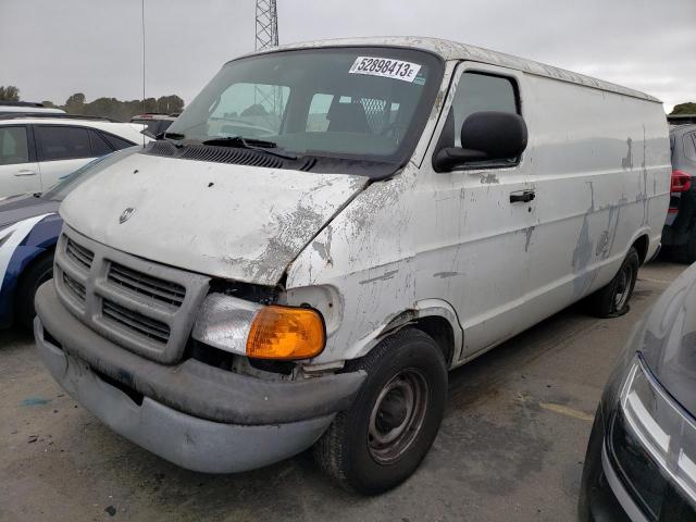 2B7HB11Y81K557150 - 2001 DODGE RAM VAN B1500 WHITE photo 1