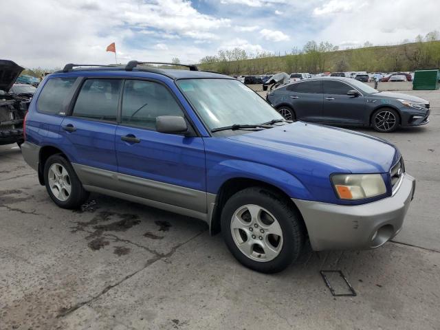 JF1SG65623H765601 - 2003 SUBARU FORESTER 2.5XS Синий фото 4