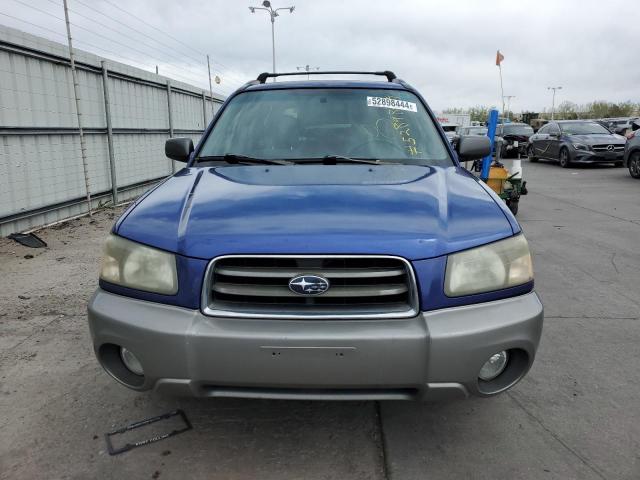 JF1SG65623H765601 - 2003 SUBARU FORESTER 2.5XS Синий фото 5