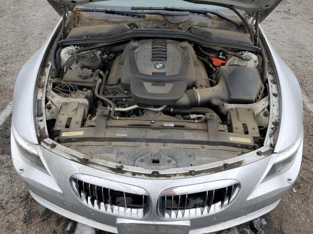 WBAEB53598CX62609 - 2008 BMW 650 I SILVER photo 11