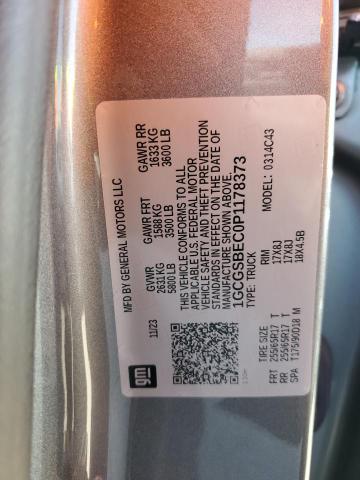 1GCGSBEC0P1178373 - 2023 CHEVROLET COLORADO 灰色 照片 12