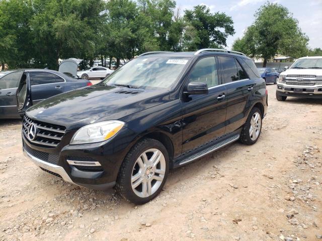 4JGDA5HB2EA269714 - 2014 MERCEDES-BENZ ML 350 4MATIC BLACK photo 1