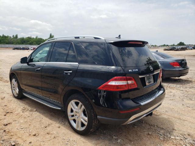 4JGDA5HB2EA269714 - 2014 MERCEDES-BENZ ML 350 4MATIC BLACK photo 2