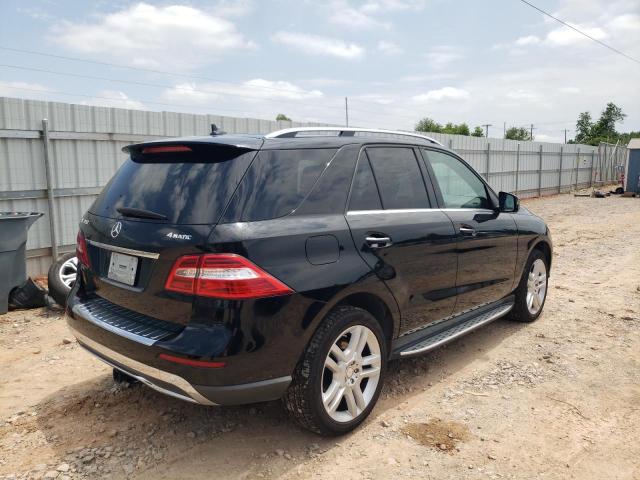 4JGDA5HB2EA269714 - 2014 MERCEDES-BENZ ML 350 4MATIC BLACK photo 3