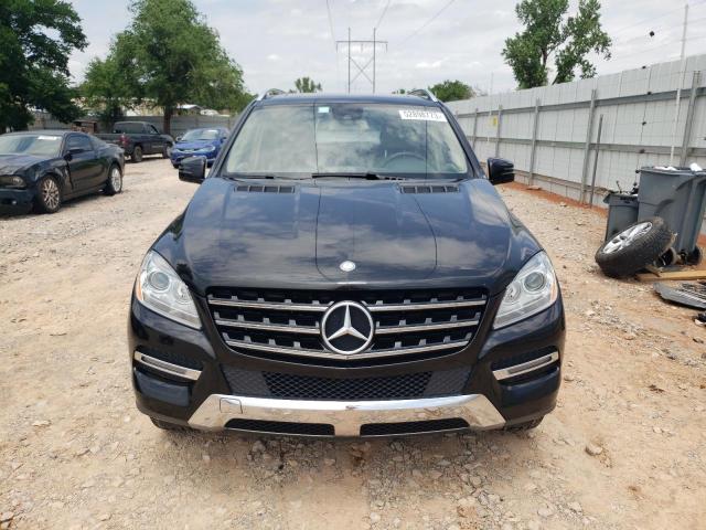 4JGDA5HB2EA269714 - 2014 MERCEDES-BENZ ML 350 4MATIC BLACK photo 5