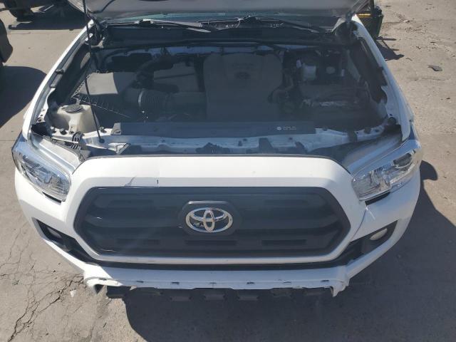 3TMCZ5AN1KM209841 - 2019 TOYOTA TACOMA DOUBLE CAB WHITE photo 11