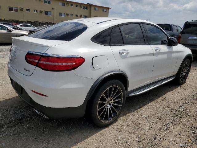 WDC0J4KB9JF324902 - 2018 MERCEDES-BENZ GLC COUPE 300 4MATIC WHITE photo 3